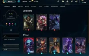 Conta ouro 2 com 26 Champs e 11 Skins