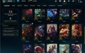 Conta ouro 2 com 26 Champs e 11 Skins