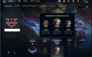 Conta prata 4 com 121 Champs e 117 Skins ( MAIN ADC )