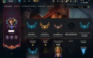 Platina 2 com TODOS os Champs e 129 Skins ( MAIN ADC )