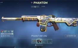 Conta Valorant / Vandal Saqueadora, Phantom Oni, Kunai Jett