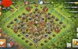 Conta Clash of clans cv 11, e-mail próprio, skins e full.