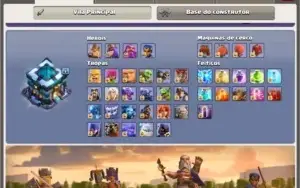 CLASH OF CLANS CV13 FULL + 11.500 GEMAS