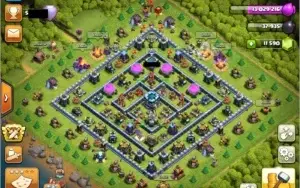 CLASH OF CLANS CV13 FULL + 11.500 GEMAS