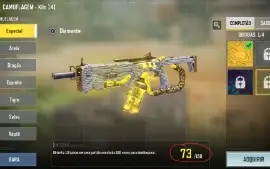 CONTA COD MOBILE - 3 LENDARIAS - 5 CAMUFLAGENS DIAMANTE