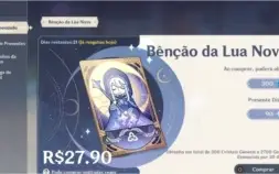 AR 27 Genshin Impact Diluc+Keqing+Tumulo do Lobo+Benção