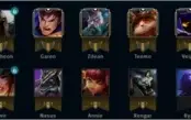 Conta de League of Legends Level 30 Unraked Criada em 2013