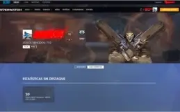 CONTA DE OVERWATCH 32 SKINS LENDÁRIAS LVL 312