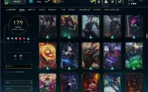 Conta De League Of Legends Mono Jax 179 Skins