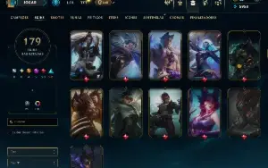 Conta De League Of Legends Mono Jax 179 Skins