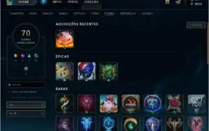 CONTA PLATINA 4 53 HEROES+ 12 SKINS
