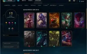 CONTA PLATINA 4 53 HEROES+ 12 SKINS