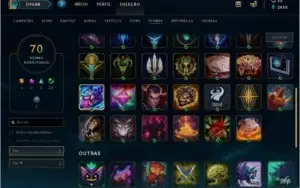 CONTA PLATINA 4 53 HEROES+ 12 SKINS