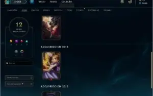 CONTA PLATINA 4 53 HEROES+ 12 SKINS