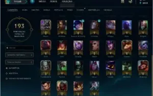 CONTA PLATINA 4 53 HEROES+ 12 SKINS