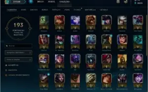 CONTA PLATINA 4 53 HEROES+ 12 SKINS