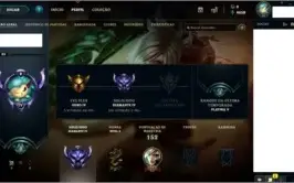 Conta League of Legens Diamante IV
