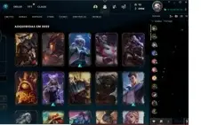 Conta de lol 92 skins