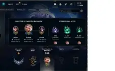 Conta de lol 92 skins
