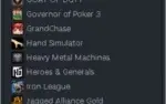 Conta Steam 115 jogos 9 anos de serviço