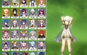 Nahida - Raiden - Yelan - Yae Miko -  AR 55