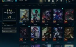 CONTA LOL - LVL 165 - 138 Champions - 78 Skins - FULL ACESSO