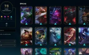 CONTA LOL - LVL 165 - 138 Champions - 78 Skins - FULL ACESSO