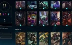 CONTA LOL - LVL 165 - 138 Champions - 78 Skins - FULL ACESSO