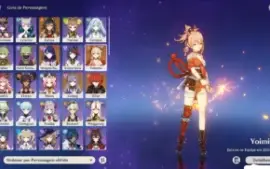 Raiden C2+Assinatura/ Yoimiya+Assinatura /Personagens T4 C6