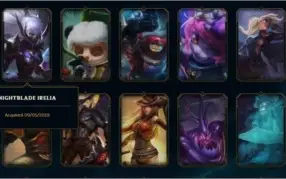 Conta lol com 99 campeões e 76 skins