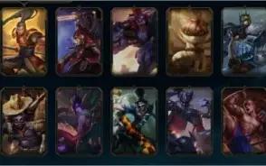 Conta lol com 99 campeões e 76 skins