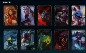Conta lol com 99 campeões e 76 skins