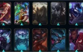 Conta lol com 99 campeões e 76 skins