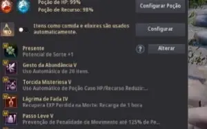 Conta Black Desert 277/335 dp com 2 pots