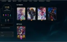 conta lol lvl 381