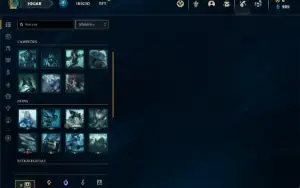 Conta platina 3 com 22 Champs e 3 Skins + 15 Espolios