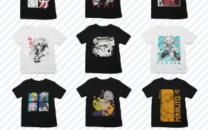 Pack Artes Anime Naruto Sublimação, Serigrafia, Dtg, Dtf