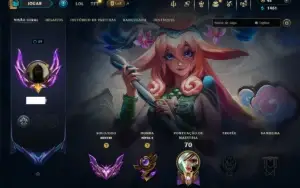 Mestre com 70 Champs e 8 Skins ( 390 PDL )