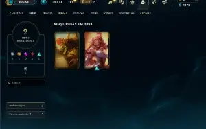 Diamante 4 com 35 Champs e 2 Skins
