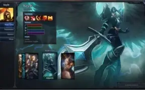 Conta com 13 campeões e 3 Skins (Kayle Juiza)