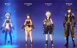 Ganyu + Zhongli + 5000 Gemas (Descrição) AR 35 Oportunidade!