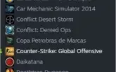 Conta Steam de Valor R$2.260,00 + conta uplay