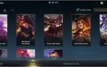 WILD RIFT ACC D4 com várias skins