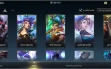 WILD RIFT ACC D4 com várias skins