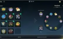 WILD RIFT ACC D4 com várias skins