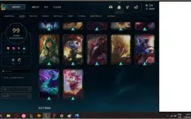 CONTA DE LOL 99 SKINS