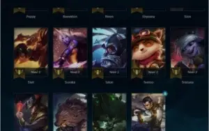 Conta lol level 30 unranked
