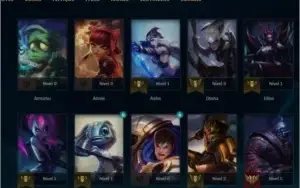 Conta lol level 30 unranked