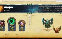 Vendo conta no lol PLatina 4