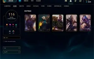 Conta lol high elo